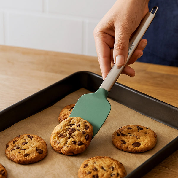 Habitat Silicone Turner – Heat-Resistant Kitchen Spatula for Cooking, Stirring, and Flipping