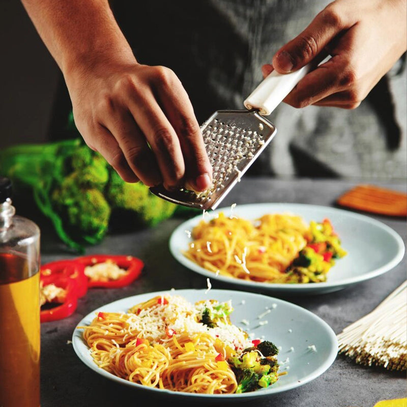 Habitat Diamond Hand Grater – Sharp Multi-Purpose Kitchen Grater for Cheese, Vegetables, Fruits, and Spices