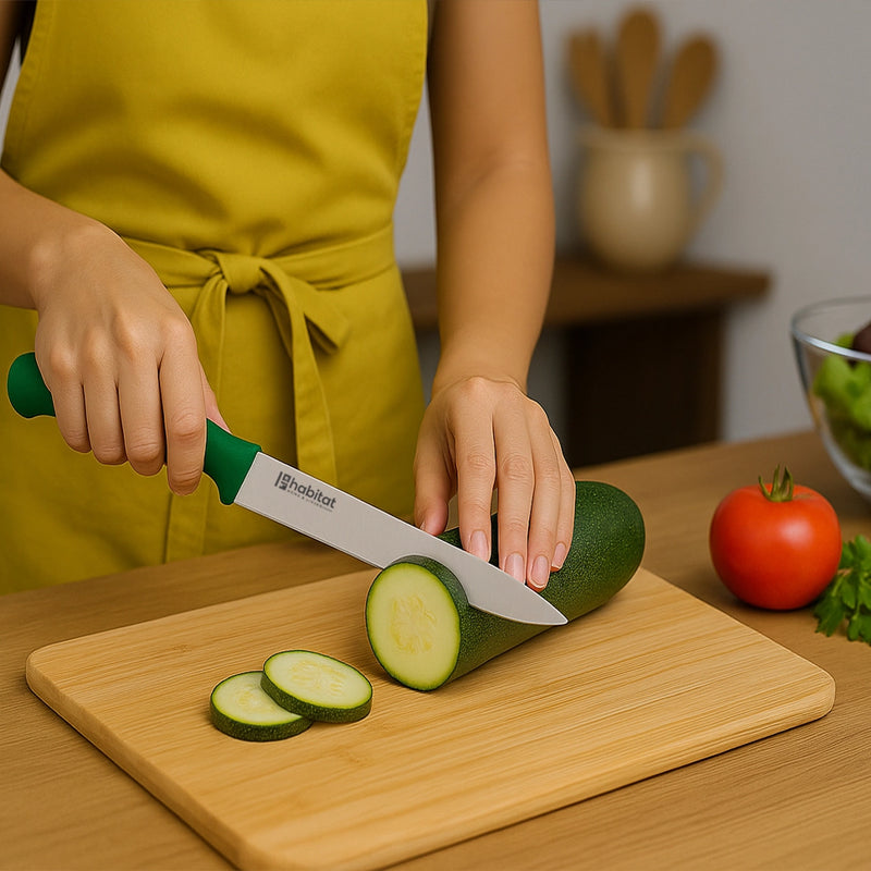 Habitat Slicer Knife – Sharp Kitchen Knife for Meat, Bread, and Vegetables, Durable Multi-Purpose Cutting Knife