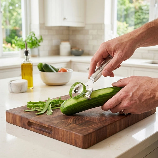 Habitat Stainless Steel Y Peeler – Durable Kitchen Peeler for Potatoes, Carrots, Cucumbers, and Fruits