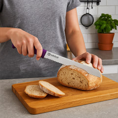 Habitat Bread Knife – Sharp Serrated Kitchen Knife for Cutting Bread, Cakes, and Baked Goods