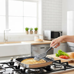 Habitat Nylon Slotted Turner – Durable Kitchen Spatula for Flipping, Stir-Frying, and Serving Food