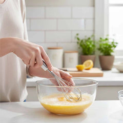 Habitat Stainless Steel Whisk – Durable Kitchen Tool for Beating Eggs, Mixing Batter, and Whipping Cream