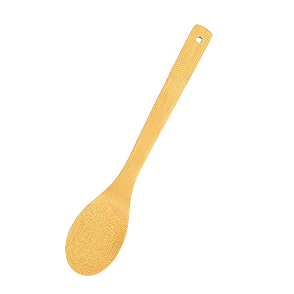 Habitat Bamboo Solid Spoon – Eco-Friendly Kitchen Utensil for Stirring, Cooking, and Serving