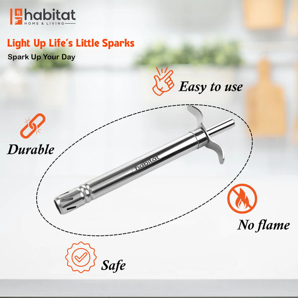 Habitat Gas Lighter – Stainless Steel Kitchen Lighter for Gas Stove