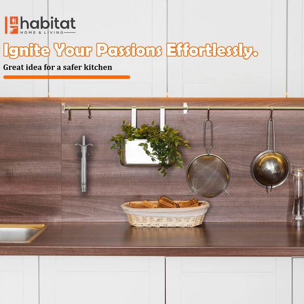 Habitat Gas Lighter – Stainless Steel Kitchen Lighter for Gas Stove