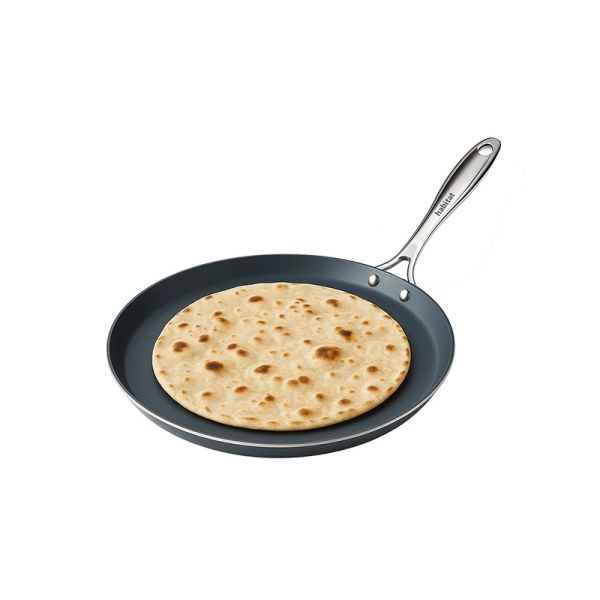 Habitat Ceramic Tawa with Casted Stainless Steel Handle – 28cm 
