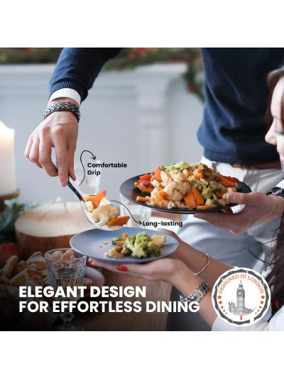 Habitat Smart Pan Server – Sturdy Tool for Serving Hot & Cold Foods  3 No