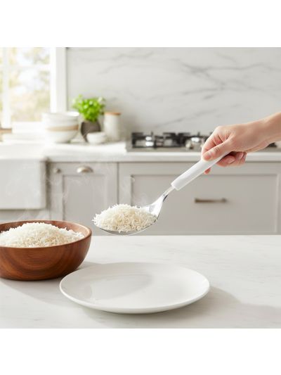 Habitat Diamond Rice Spoon – Durable Kitchen Spoon for Serving Rice, Pulao, and Other Dishes