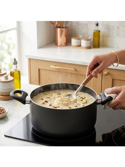 Habitat Graz Biryani Pot – 24cm Non-Stick Cooking Pot for Biryani, Rice, and One-Pot Meals