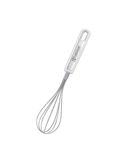 Habitat Stainless Steel Whisk – Durable Kitchen Tool for Beating Eggs, Mixing Batter, and Whipping Cream