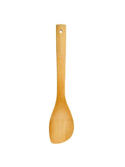 Habitat Bamboo Solid Turner – Eco-Friendly Kitchen Spatula for Stirring, Flipping, and Cooking