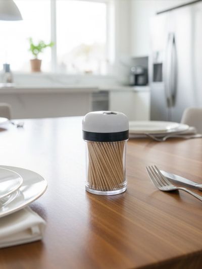 Habitat Toothpicks – Set of 200 Wooden Picks for Oral Hygiene, Snacks, and Party Use